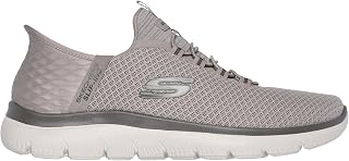 Skechers Uomo Slip-Ins Summits Scarpe da Ginnastica di Alta Gamma, Black/Black