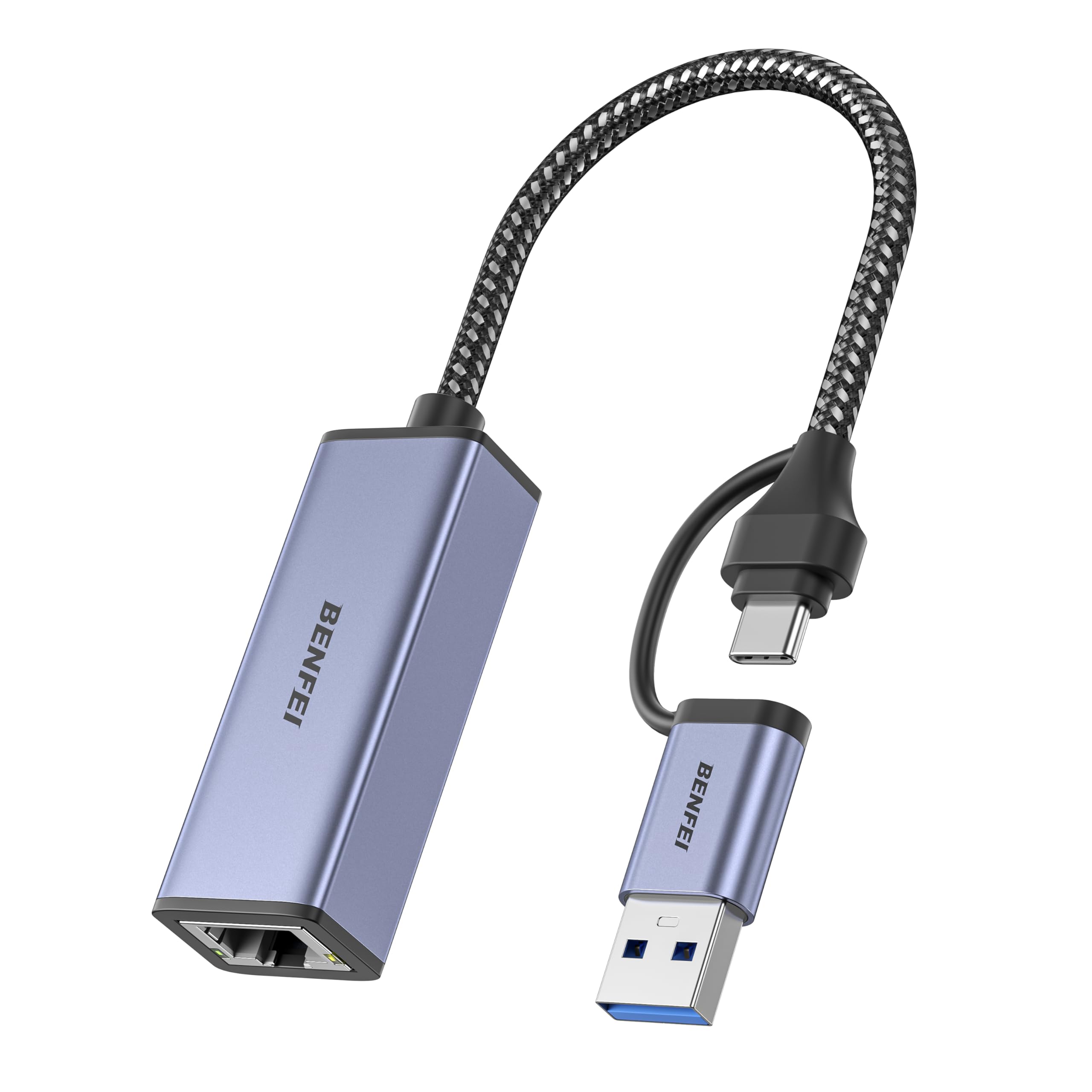 BENFEI USB 3.0 to Ethernet Adapter, USB C to RJ45 Gigabit LAN (1000Mbps) Network
