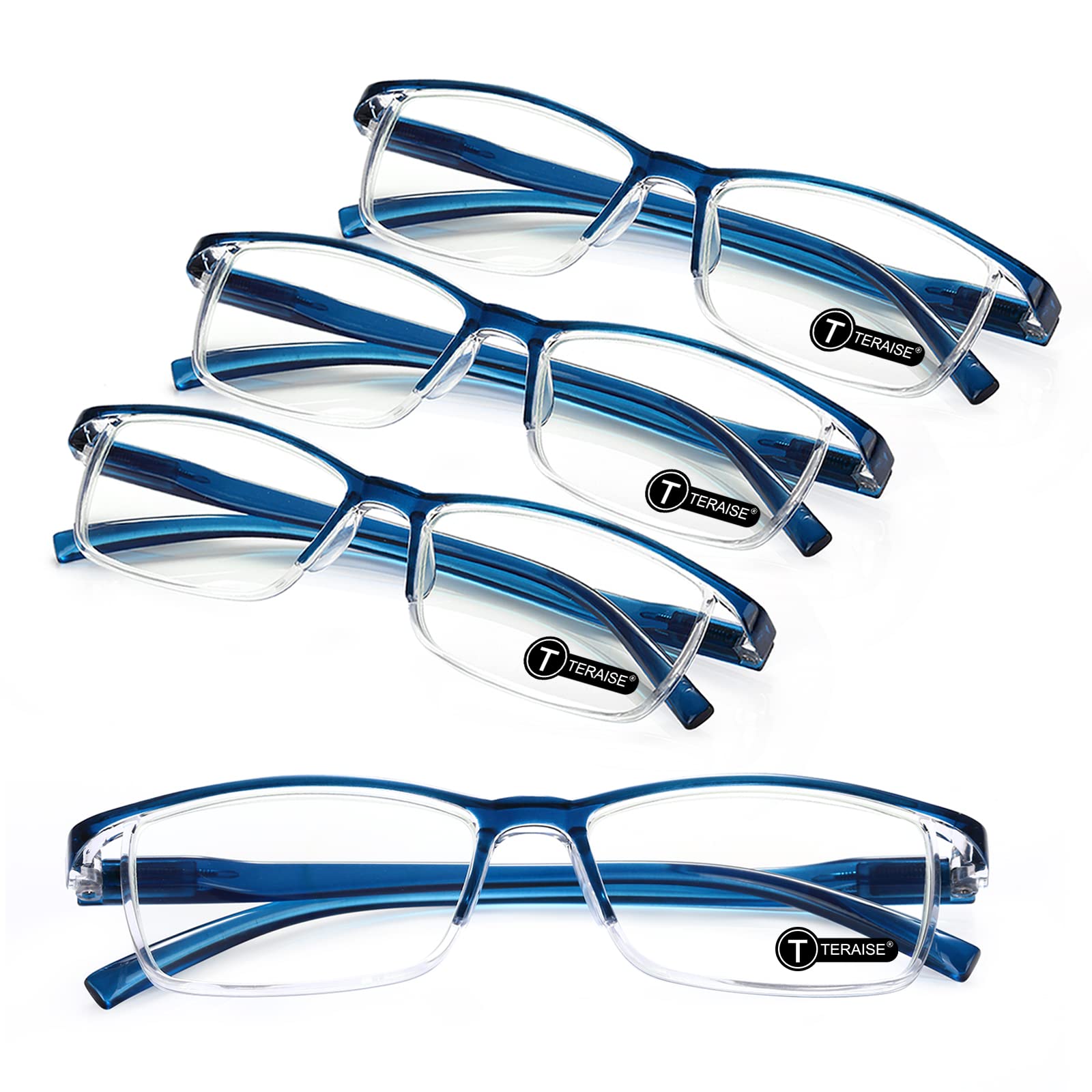 TERAISE Blue Light Anti-Light Reading Glasses, Comfortable Lightweight Reading G
