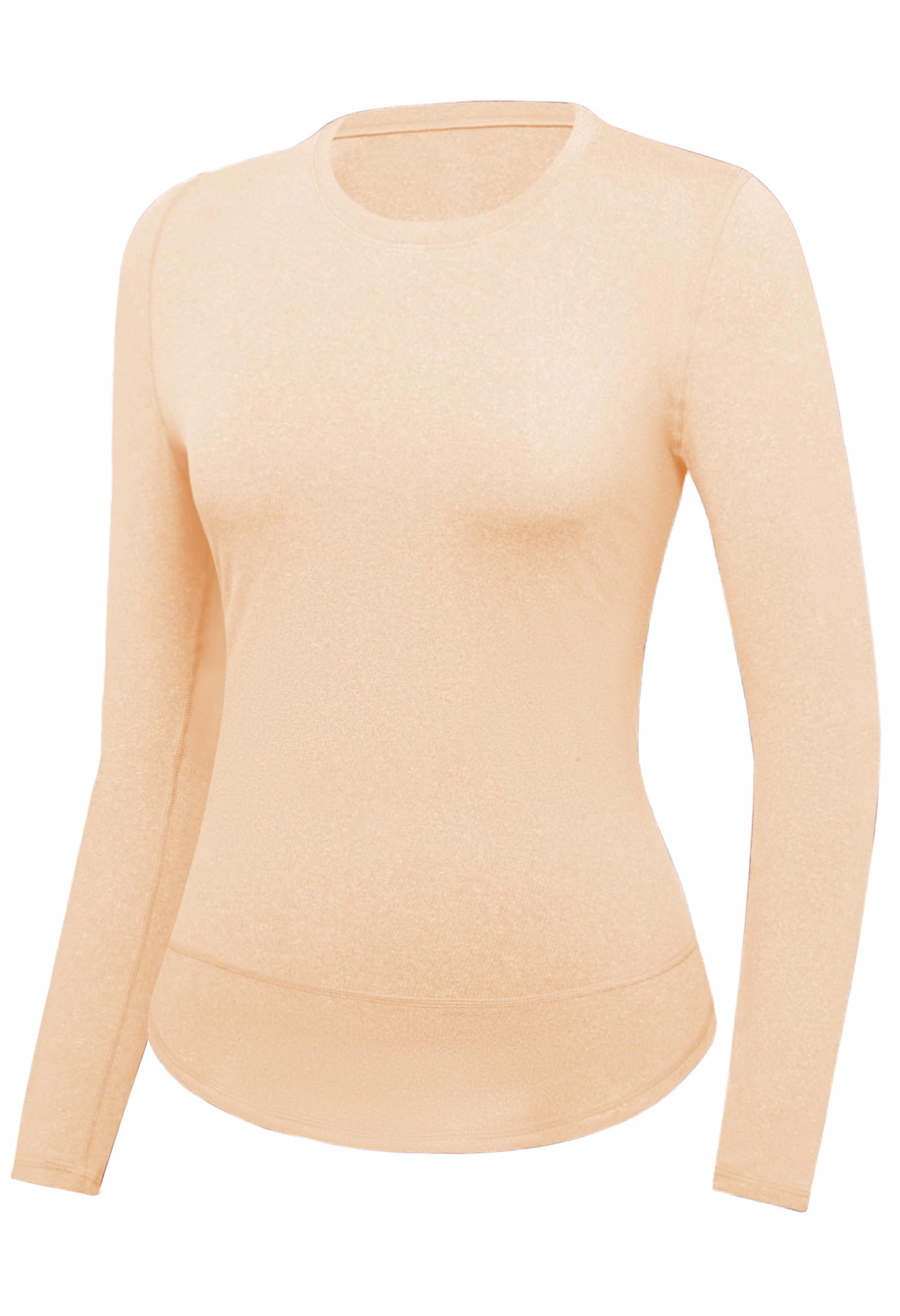 Gyabnw Women's Thermal Top Sports Long Sleeve Base Layer Crew Neck Underwear Top