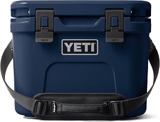 YETI Roadie 15 Hard Cooler with DoubleDuty Shoulder Strap | Compact, Durable, and Portable Insulated Ice Chest, Keeps Ice All Day, Fits 22 cans (only) or 16 lbs of ice (only)