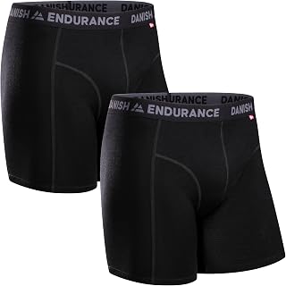 DANISH ENDURANCE Merino Boxershorts Herren, 2er Pack