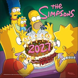 The Simpsons 2027 Wall Calendar