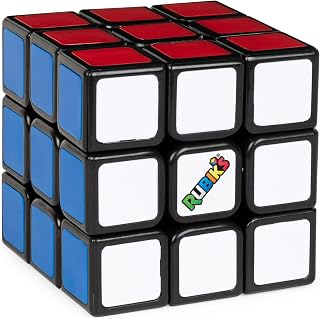 Rubik's Cube The Original 3x3 Puzzle Cube & Brain Teaser Fidget Toy | The World's Best-Known Puzzle, An Iconic STEM Toy That Enhances Spatial Awareness & Algorithmic Thinking Skills, Ages 8+