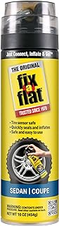 Fix-A-Flat S60420 Aerosol Emergency Flat Tire Repair and Inflator, for Standard Tires, Eco-Friendly Formula, Universal Fit for All Cars, 16 oz. (Pack of 1)