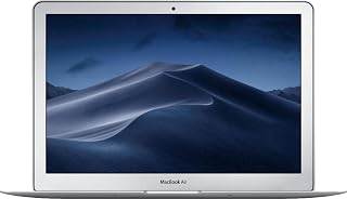 Apple 13-inch MacBook Air, 1.8GHz Intel Core i5 Dual Core Processor, 8GB RAM, 128GB SSD, Mac OS, Silver, MQD32LL/A (Renewed)