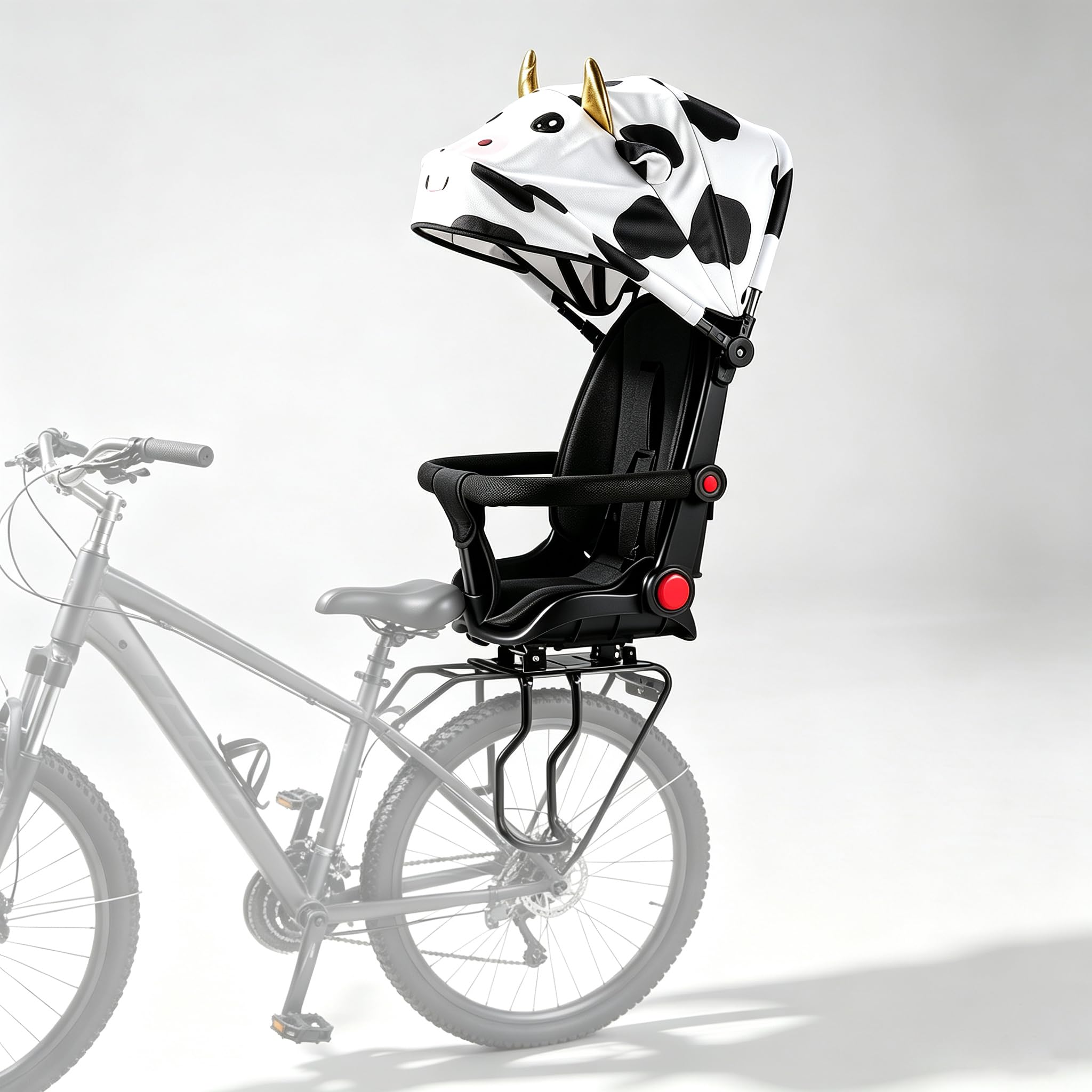 OUSEXI 2026 Rear Child Bike Seat,Kids Seat for Adult Bike, Toddlers Rear Mount B