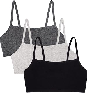 Fruit of the Loom Women's Built-up Sports Bra Sports Bra (Pack of 6)