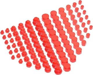 144 Pcs Plastic Caps and Plugs Kit for an-3 to AN-12 Fluid Lines Hoses | Automotive Cap and Plug Kit, AN Caps and Plugs