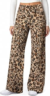 Sidefeel Women's High Waisted Wide Leg Stretchy Jeans