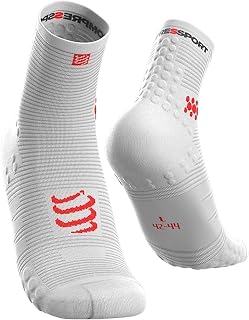 Compressport PRS V3 Run High Running Socks - Ultralight - Optimal Support, Premium Comfort and Moisture Management - Running, Triathlon and Multi-activity