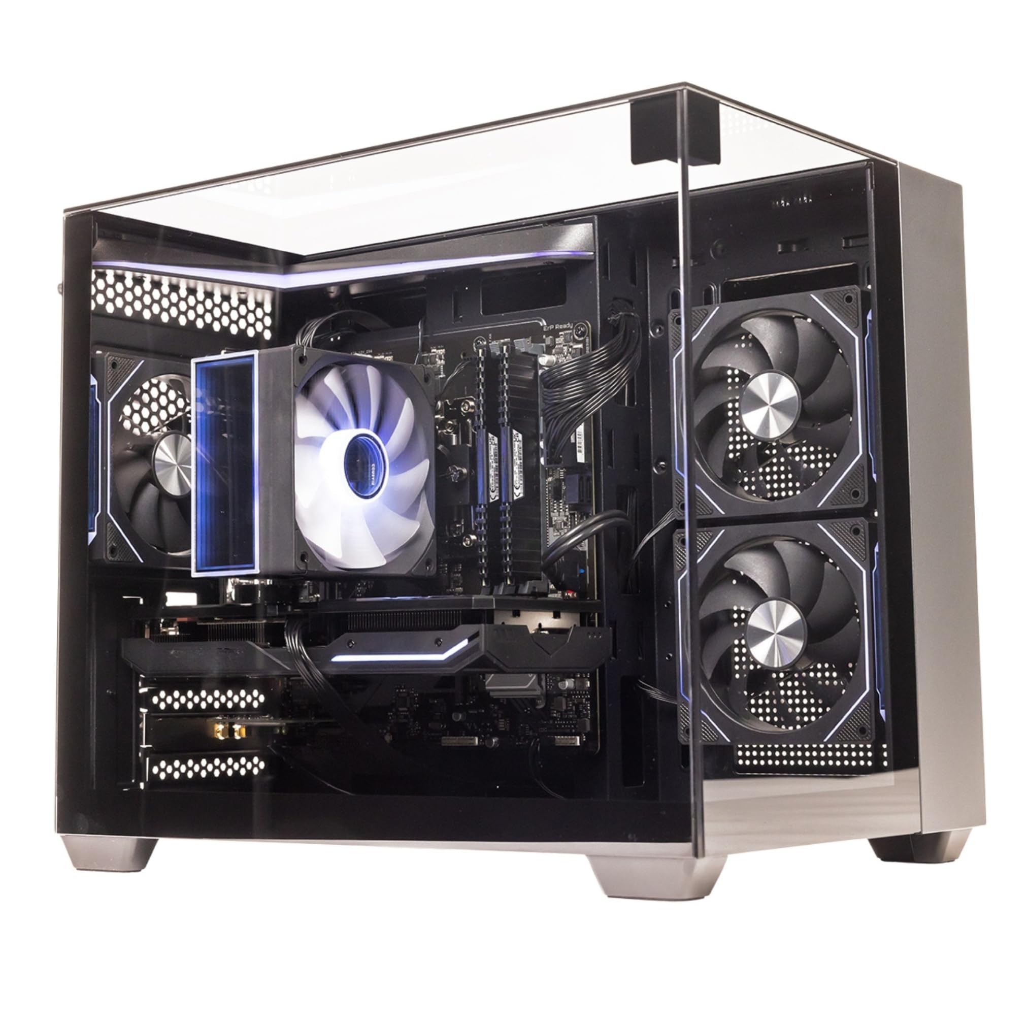 GTR Gaming PC | AMD Ryzen 7 5700X | RX 9060 XT-16GB | 32GB DDR4 3200MHz | 1TB NV