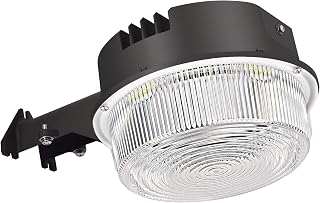LED Barn Light 50W Outdoor Dusk to Dawn Light 7,500LM 5000K ETL Aluminum | Area Yard Light with Photocell Ultra Bright Daylight 500W MH/HPS Replacement 100-277V IP65 Waterproof, ETL Listed
