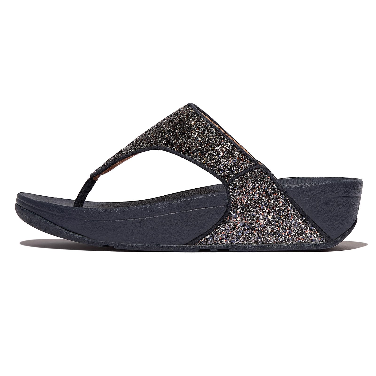 Fitflop Lulu Multi-tonal Glitter Toe-post Sandals Women's Sandals