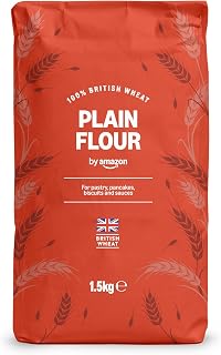 by Amazon Plain Wheat Flour, 1.5kg, Great for for Baking