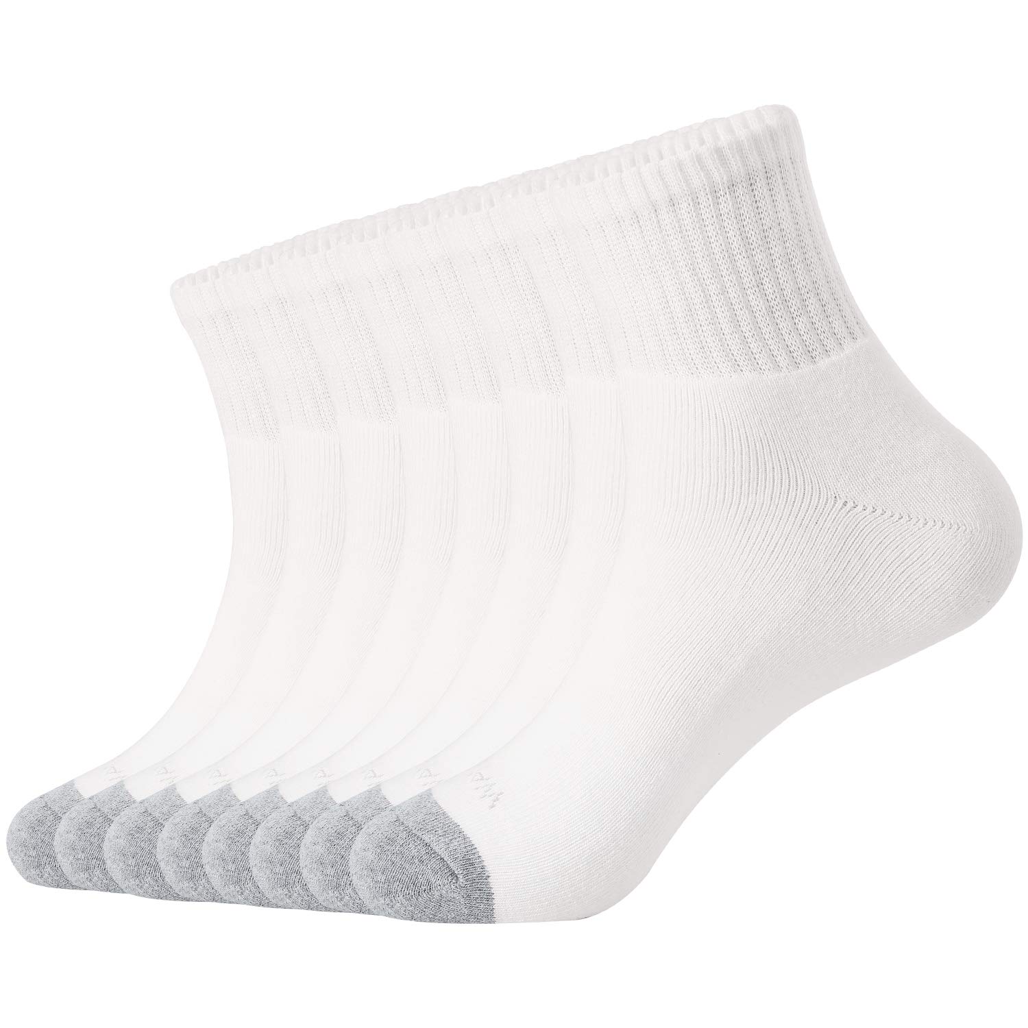 WANDER 3/8 Pairs Mens Womens Cotton Thick Sports Socks 39/9-12/12-15