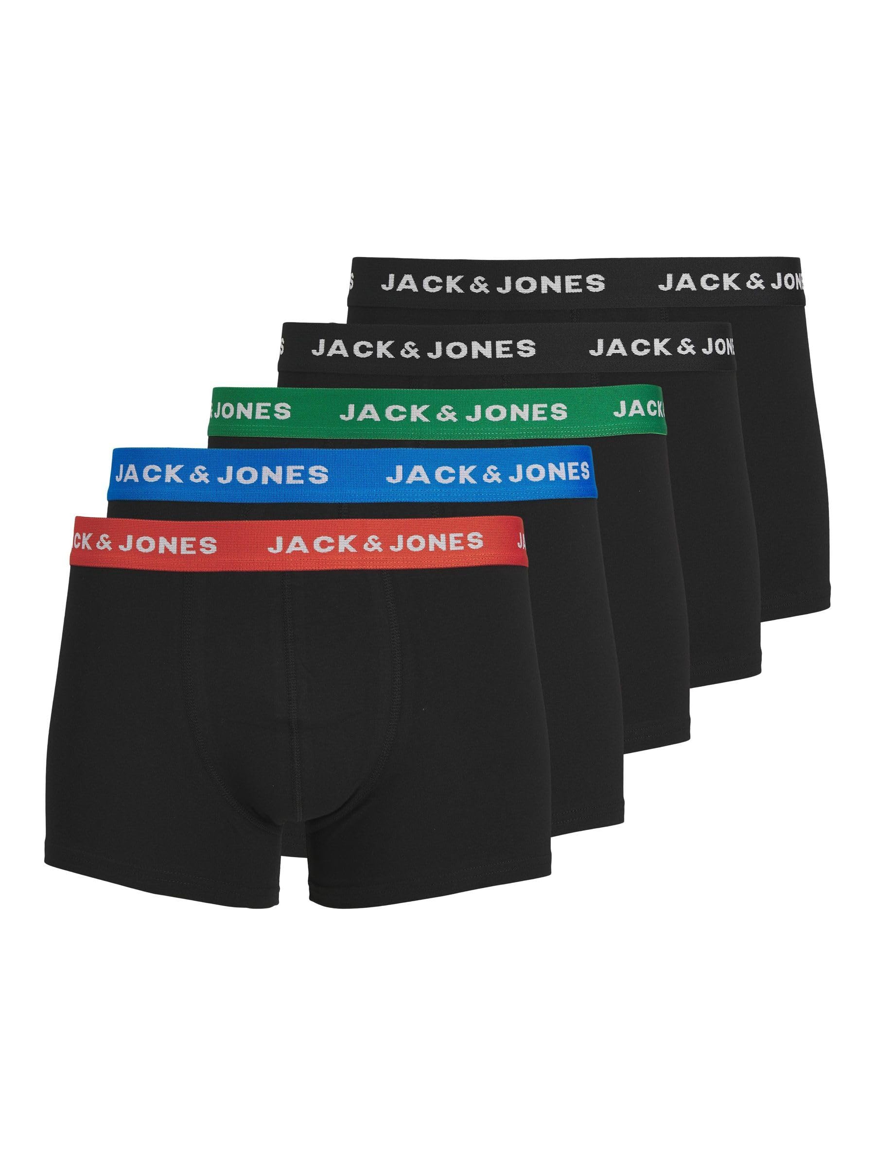 Jack & Jones Jachuey Trunks 5 Pack Noos Men's Boxer Shorts (Pack of 5)
