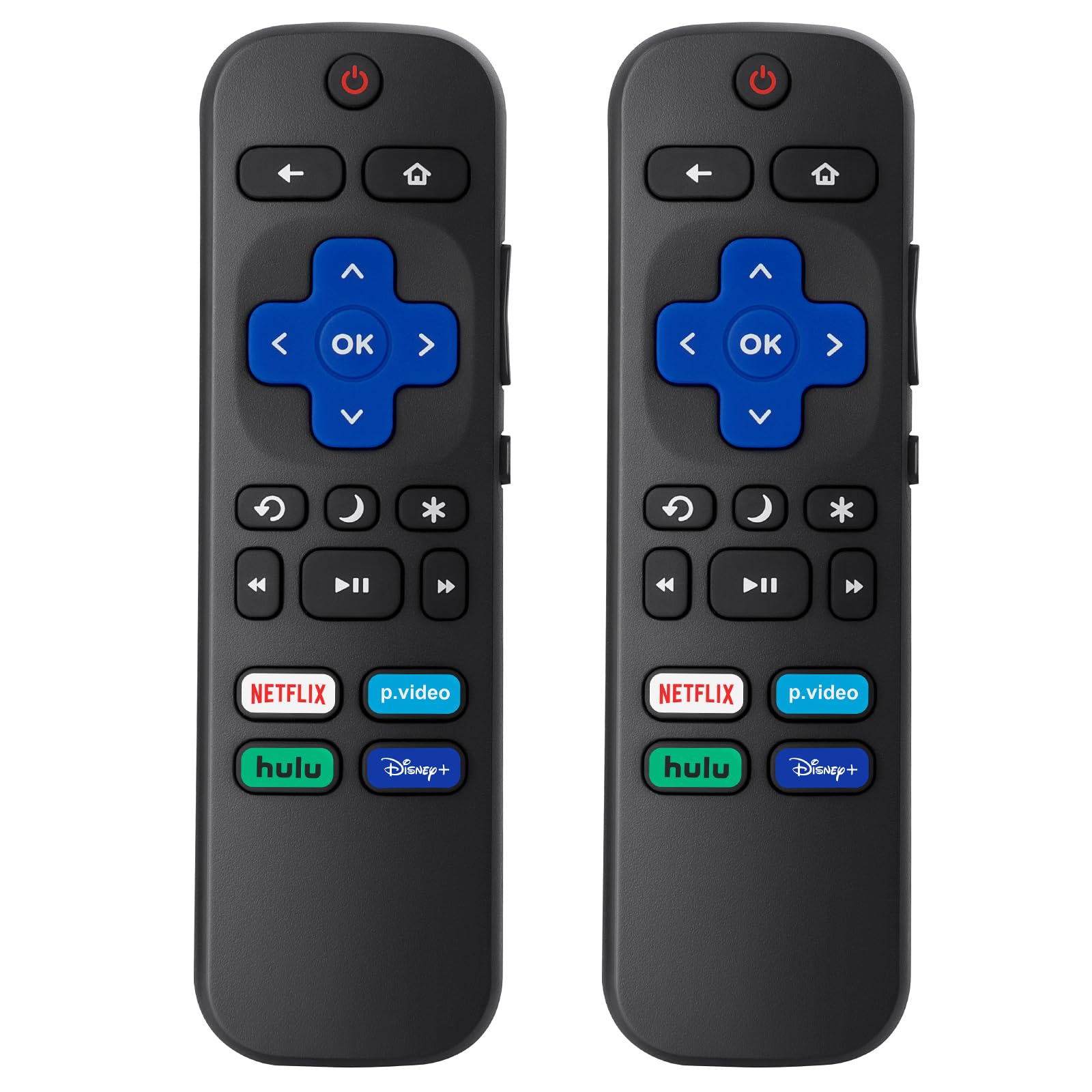 (Pack of 2) Replacement Remote Control Compatible for Roku TV,for TCL Roku/for H