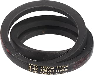 uxcell 3 Pack B-42 Classic Wrapped V-Belt, 44" Outside Circumference Wrapped Industrial Rubber V-Belt B Profile V-Belt for Industrial Machinery Equipment, Black