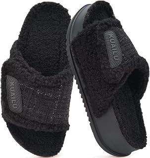 KuaiLu Cushion Slippers for Women with Orthotic Arch Support