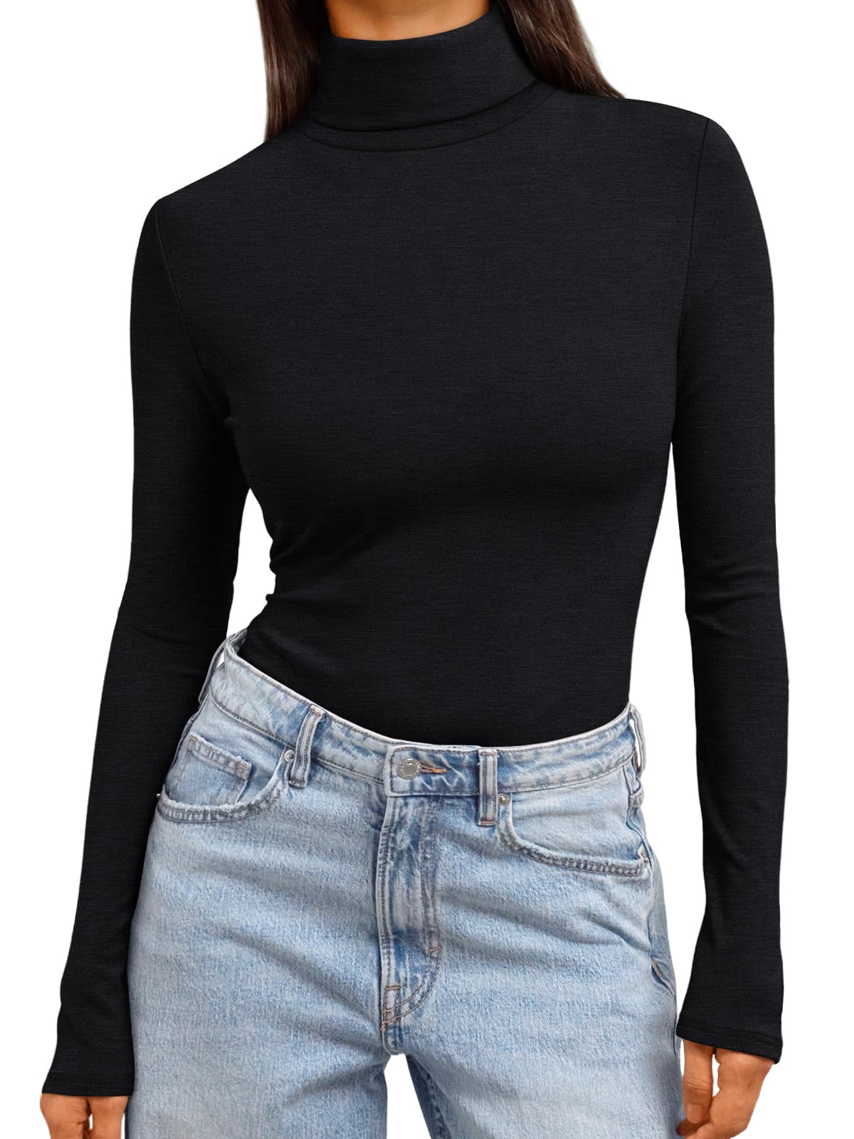 Trendy Queen Womens Turtleneck Tops Thermal Shirts Winter Clothes | Warm Pullove