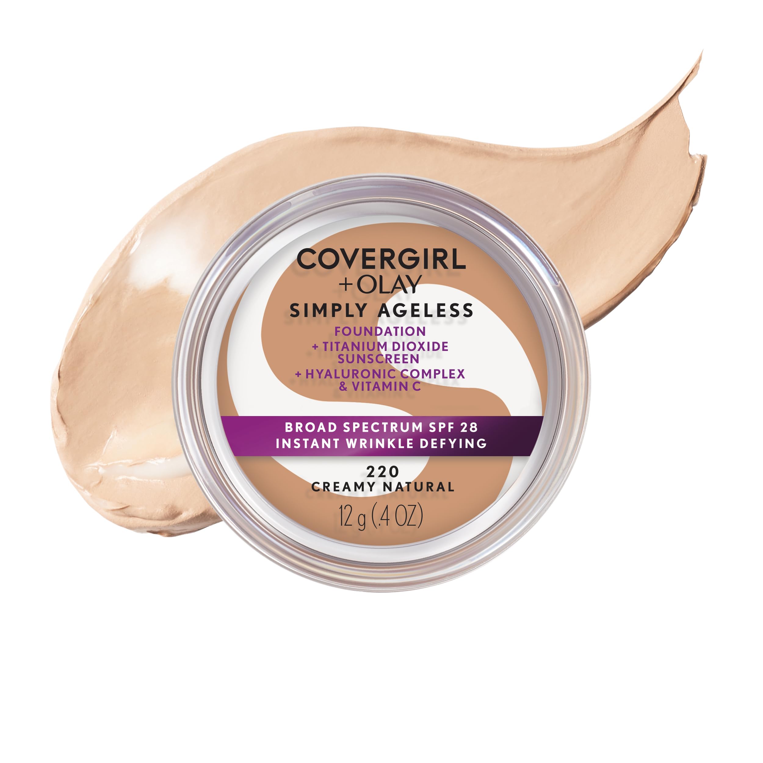 COVERGIRL &amp; Olay Simply Ageless Instant Wrinkle-Defying Foundation, Creamy N