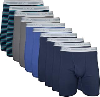 Gildan Underwear Boxer Briefs, Multipack Boxer Shorts Men (Pack of 10)