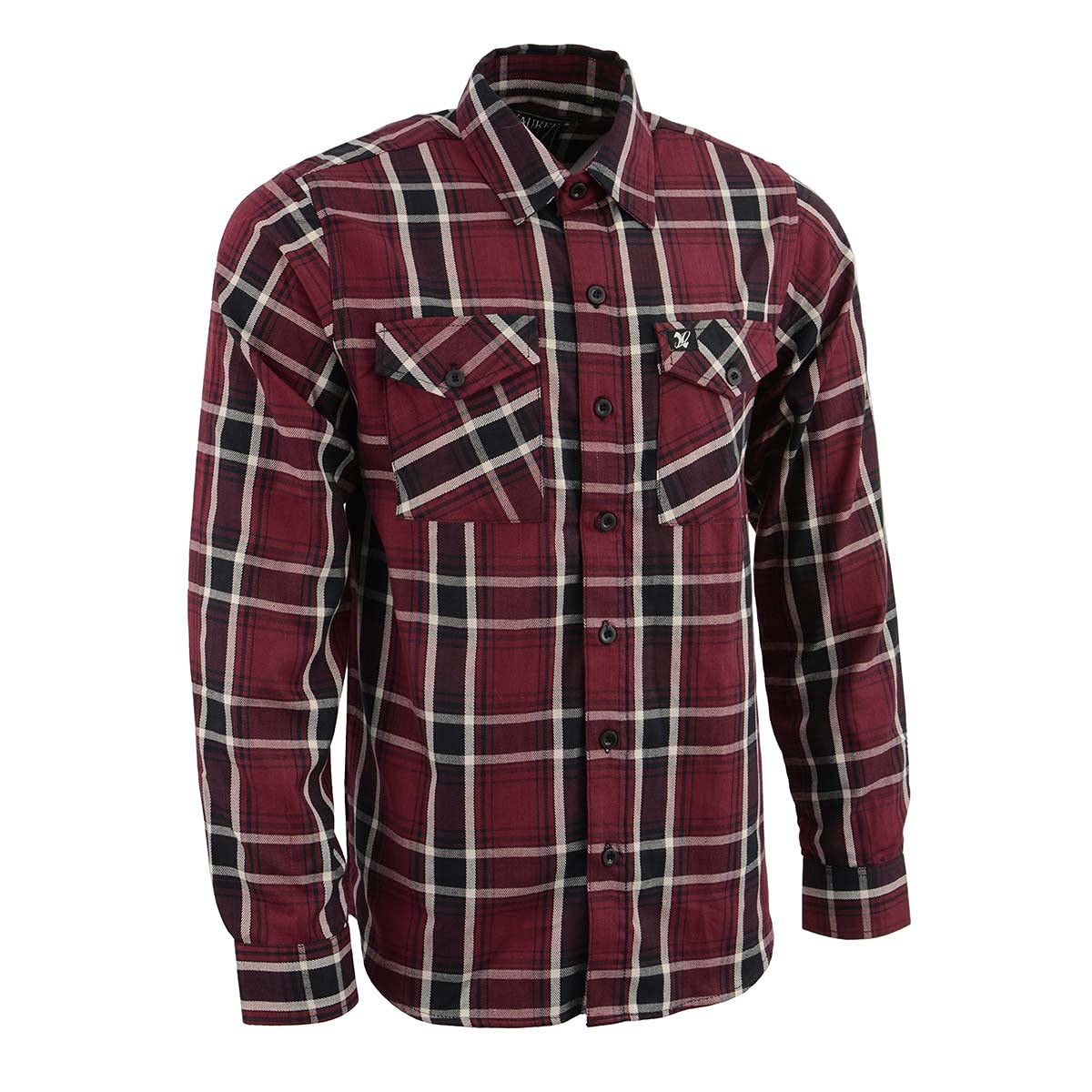 Milwaukee Leather Men’s Casual Cotton Flannel Plaid Long Sleeve Button Down Cott