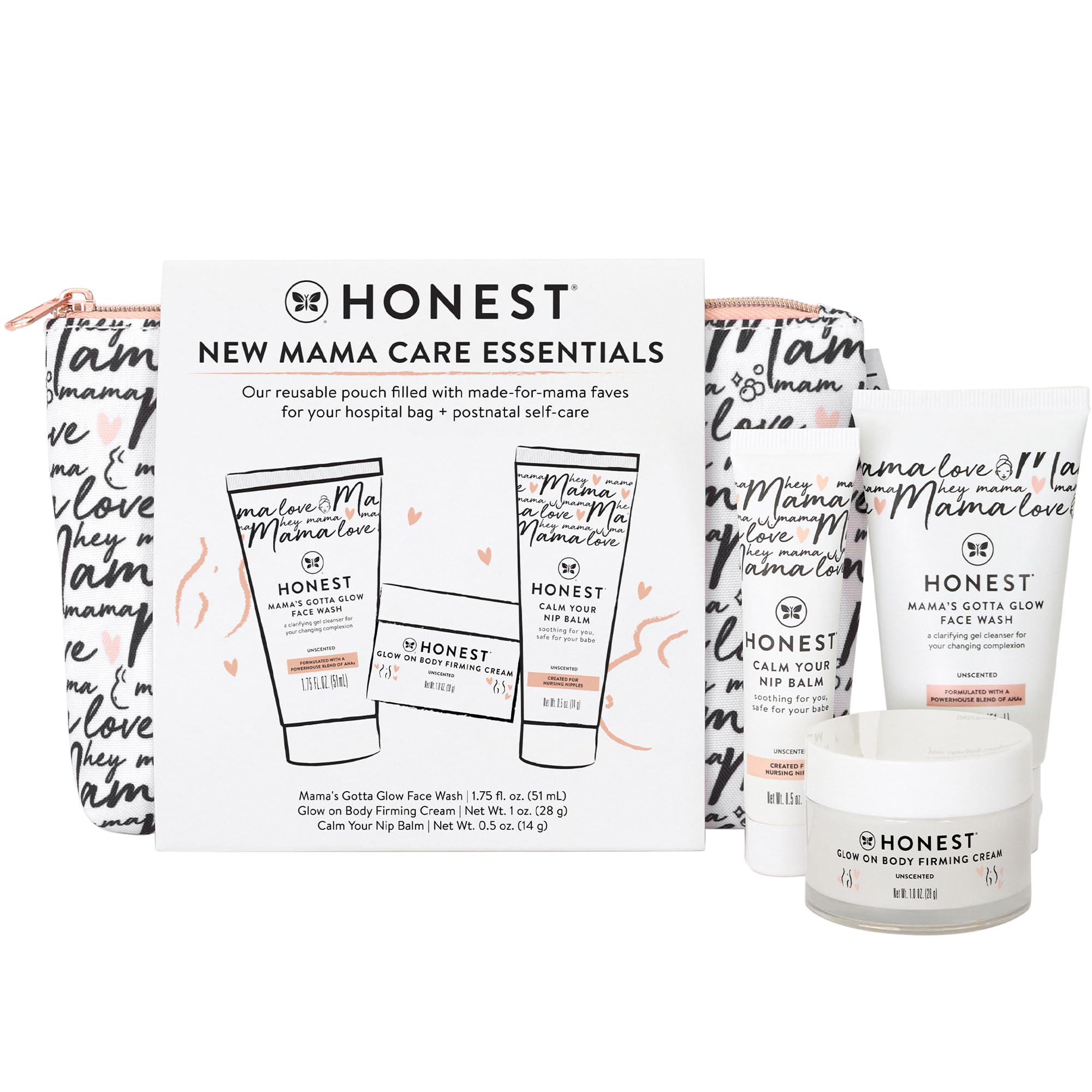 The Honest Company New Mama Care Gift Set, Hospital Bag Must Haves | New Mama Ho