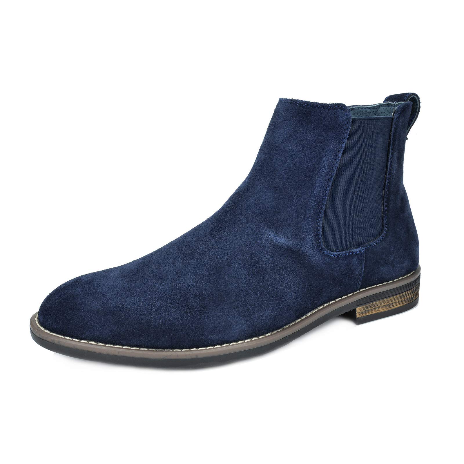 Bruno Marc Men's Chelsea Boots Dress Suede Leather Boots