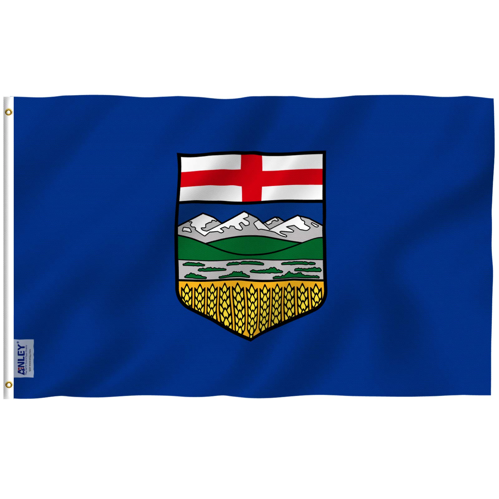 ANLEY Fly Breeze 3x5 Feet Alberta Flag - Vivid Color and UV Fade Resistant - Can