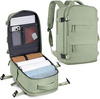 SZLX Vacuum Backpack with Pump Backpack Travel Cabin Airplane 40x30x20 Women Ryanair Hand Luggage 40x30x20 Vueling Wizzair Travel Backpack 40x20x25 Travel Bags 45x36x20 Easyjet for Laptop Men, 1