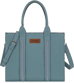 Montana West × Wrangler Tote Bags Purses for Women Work Top-Handle Handbags with Strap