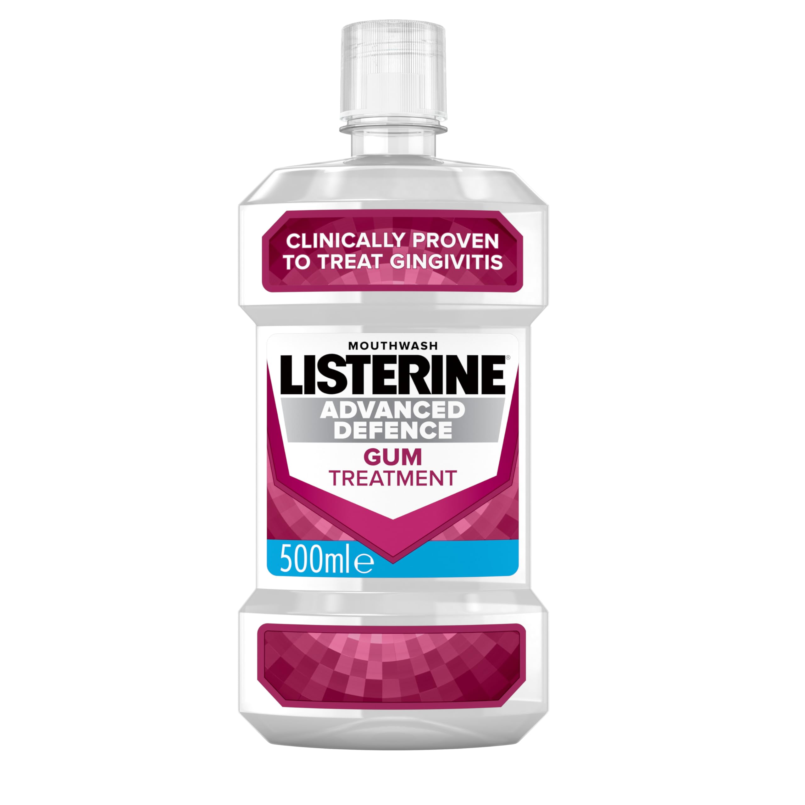 Listerine Advanced Defence Gum Treatment Mouthwash (500ml), Clinically Proven to
