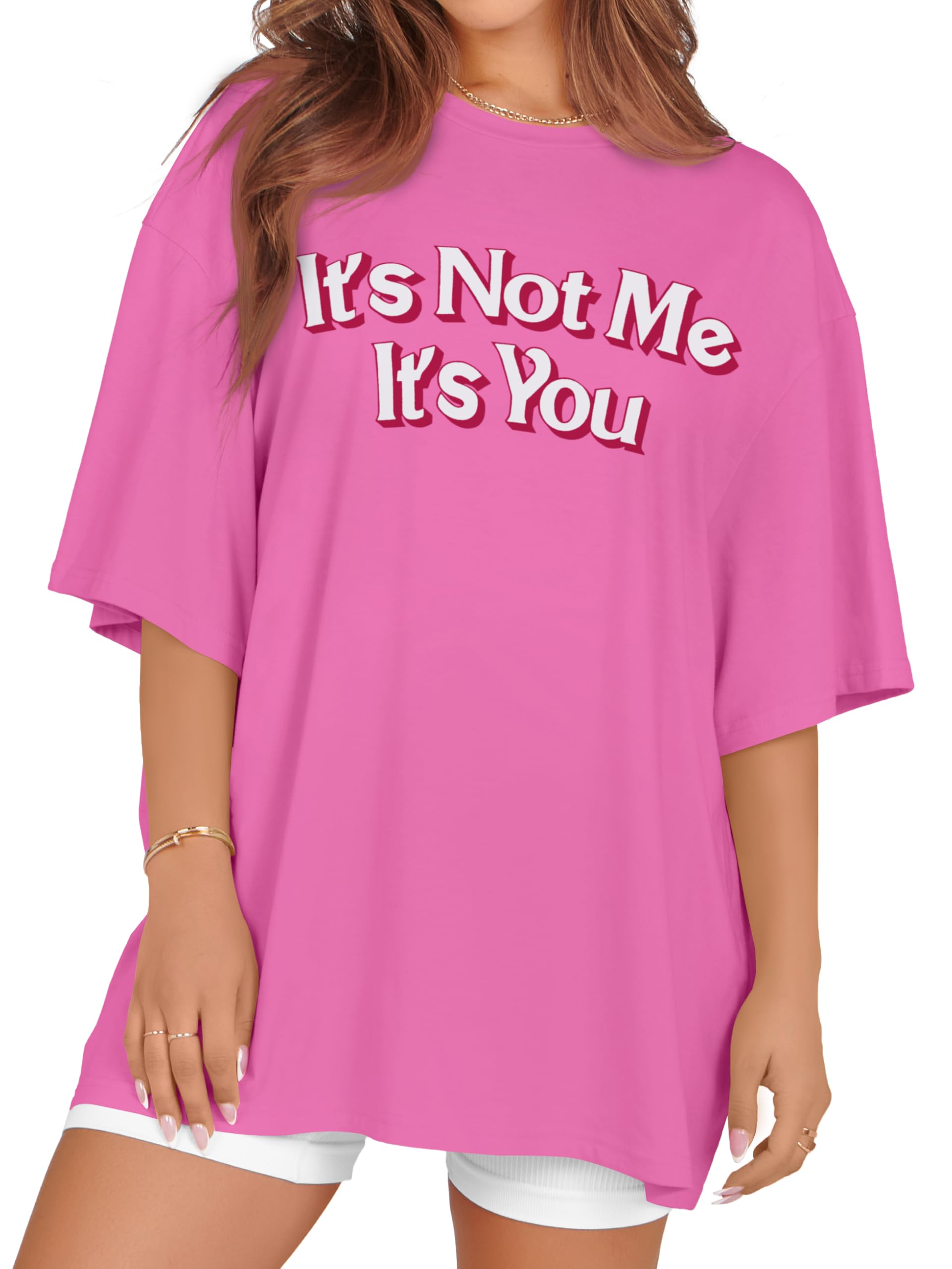 Women's Summer Short Sleeve Round Neck Oversized T-Shirt
