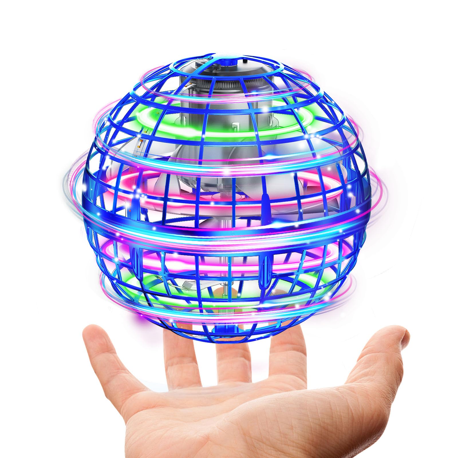 XINHOME Flying Ball, Authentic Toy, Fun, Flashing UFO Toy, Flying Ball, Boomeran