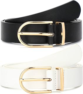 JASGOOD Leather Western Belt for Men Women Floral Engraving Cowboy Belt Bolt Buckle Longhorn Waist Belt for Jeans Pants