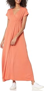 Amazon Essentials Damen Tailliertes Leichtes Sommer-Maxikleid (Erhältlich in Übergröße)