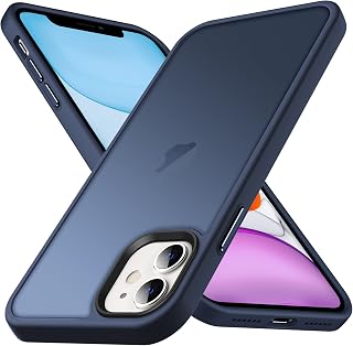 Anqrp Designed for iPhone 11 Case Blue [Support Wireless Charging], [Silky Touch] Soft Silicone Slim Anti-Scratch Phone Case for iPhone 11 6.1 inch,Blue