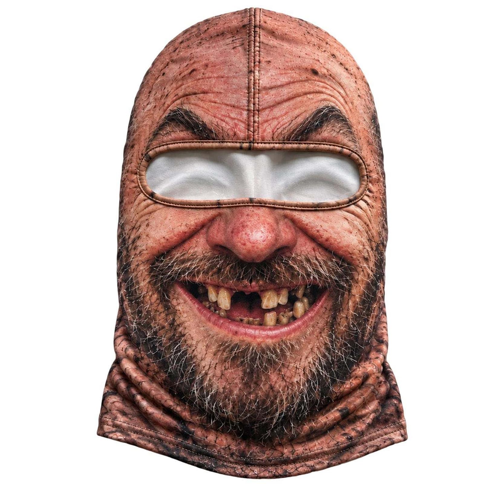 Old Man Ski Mask - Funny Realistic Face Balaclava for Men Women | Funny Ski Mask