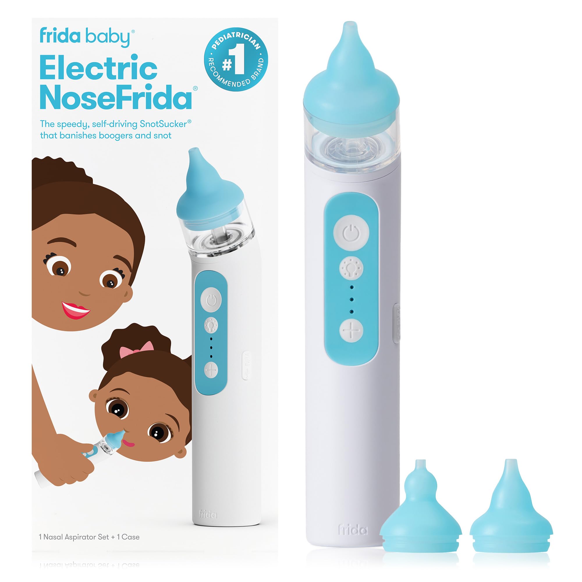 Frida Electric NoseFrida Nasal Aspirator for Baby & Toddler, Essential | Nose Su