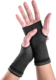 ABYON Muñequeras 2 Unidades para Mano Izquierda y Derecha, Mangas de Compresión para el Túnel Carpiano y Alivio del Dolor de Muñeca, Tendinitis, Artritis, Deportes, Escritura