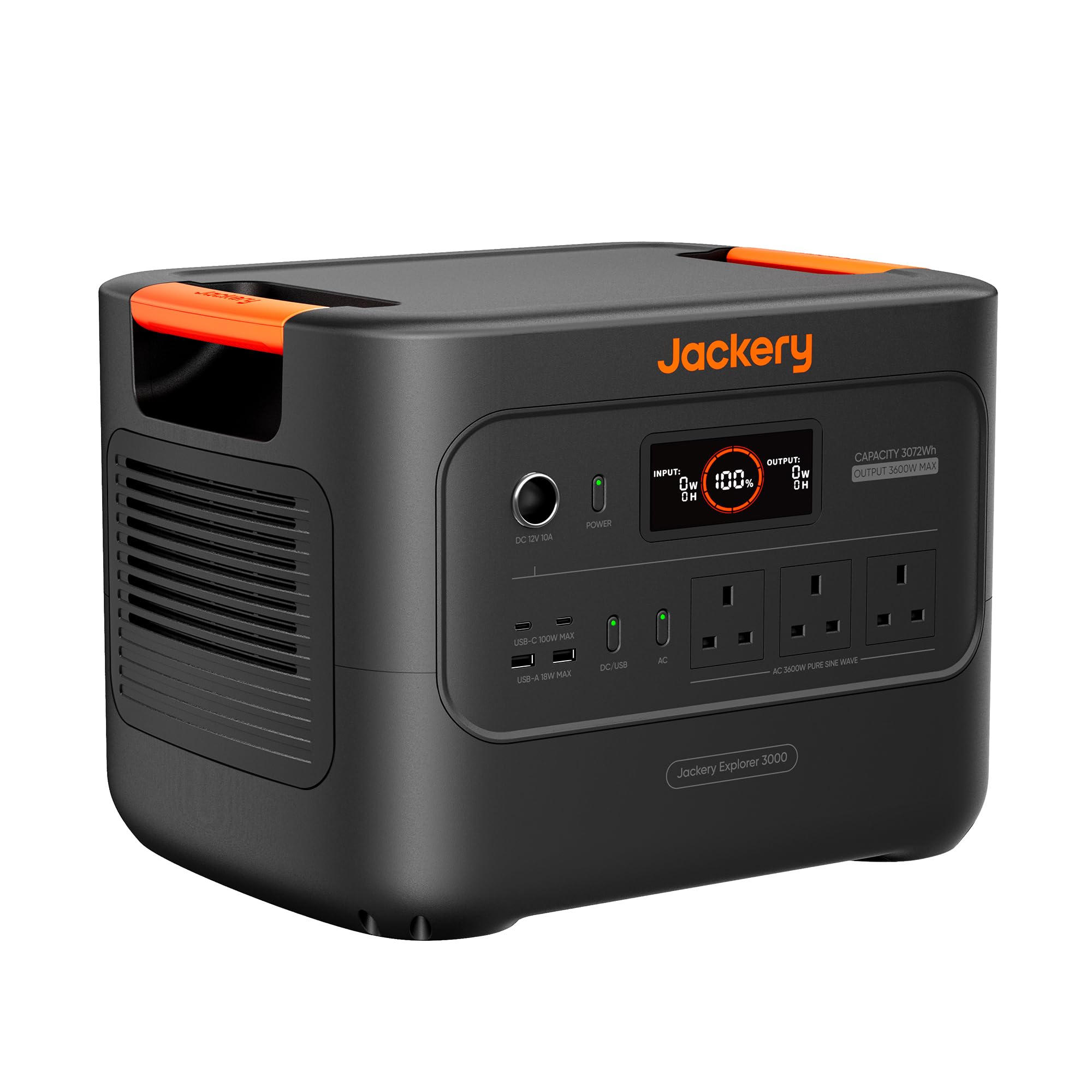 Jackery Explorer 3000 v2 Portable Power Station, 3072Wh Camping Power Pack | 360