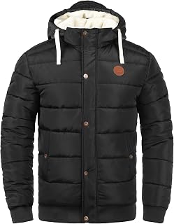 Blend Frederico Men's Winter Jacket Outdoor Jacket with Teddy Fleece with Hood