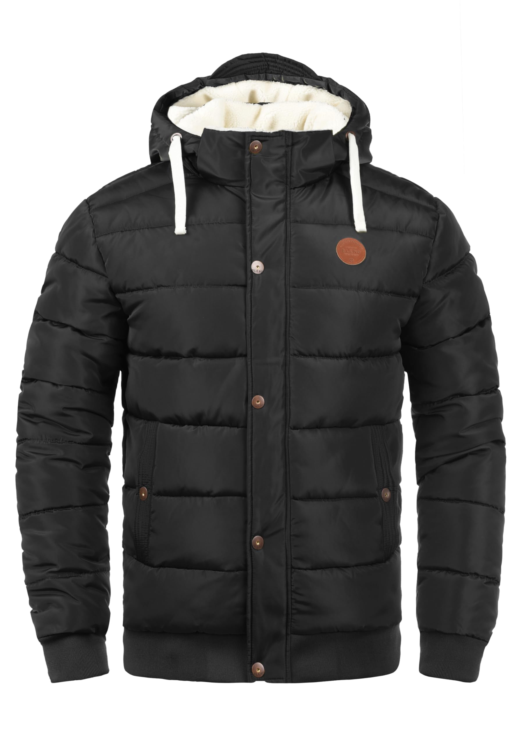 Blend Frederico Men's Winter Jacket Outdoor Jacket with Teddy Fleece with Hood