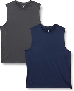 Amazon Essentials Men's Active Quick Dry Moisture-Wicking Tech Stretch Lightweight Sleeveless Muscle Shirt