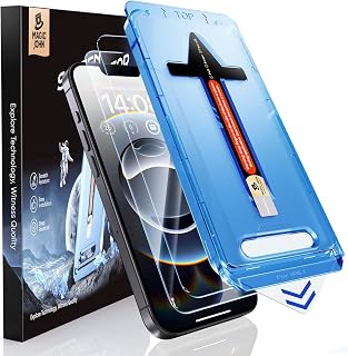 MAGIC JOHN 2 Pack for iPhone 16e Glass Screen Protector Easy Installation