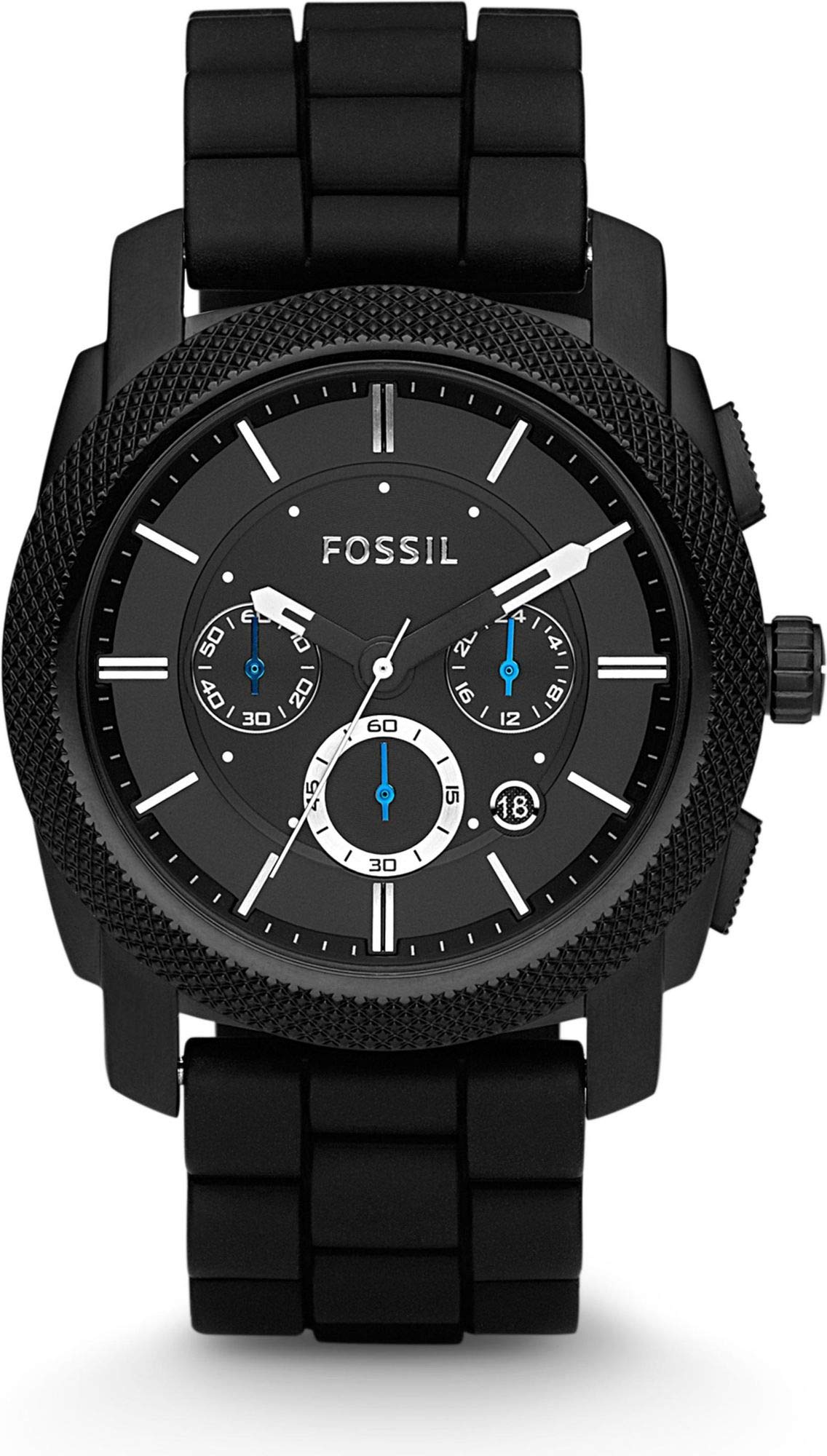 FOSSIL Machine Watch for Men, 45mm Quartz Chronograph Movement with Stainless St