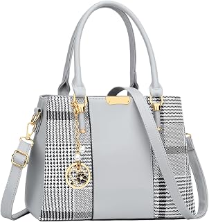 KKXIU Trendy Tote Bag for Women Lightweight Oxford Big Capacity Shoulder Purses and Handbags