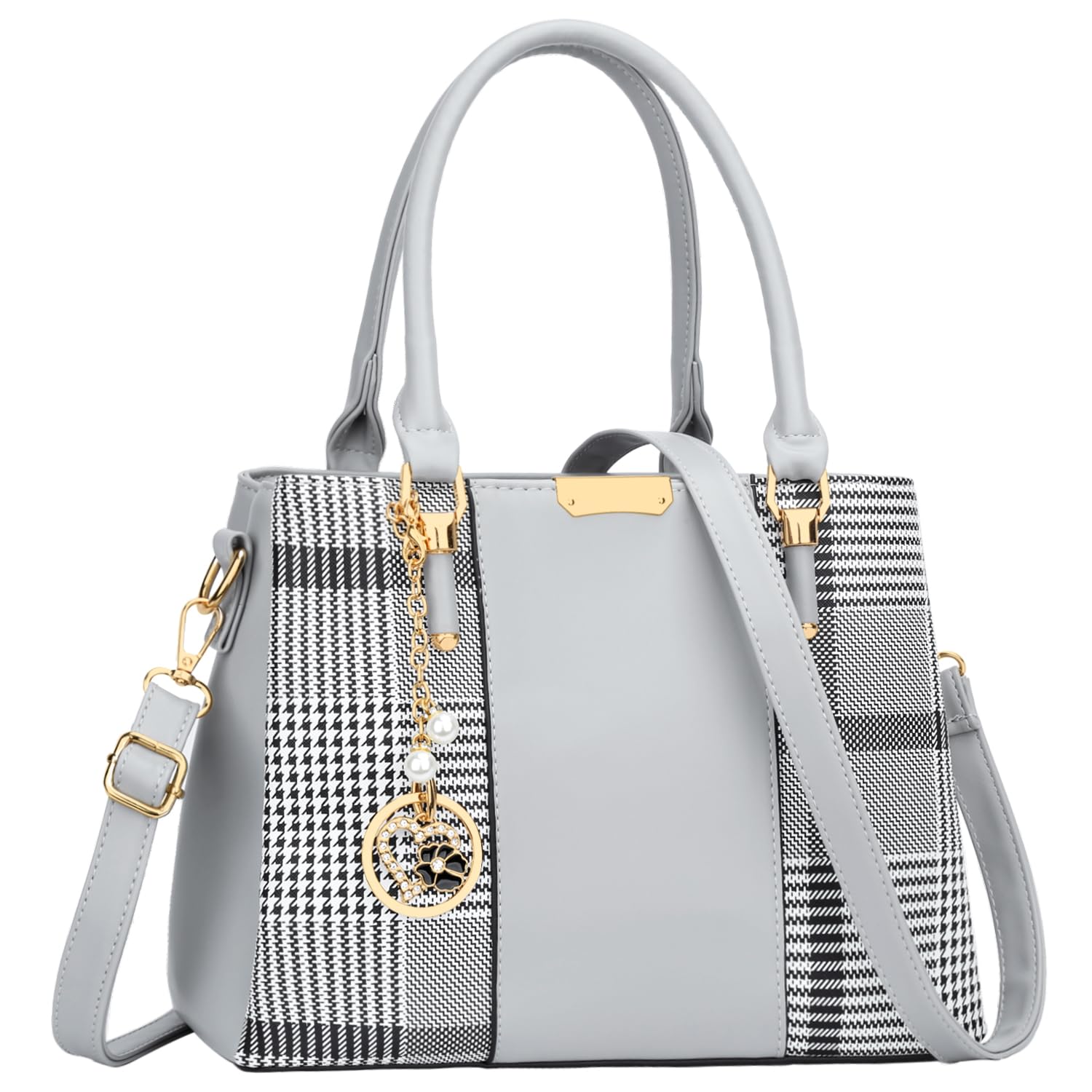 KKXIU Trendy Tote Bag for Women Lightweight Oxford Big Capacity Shoulder Purses 